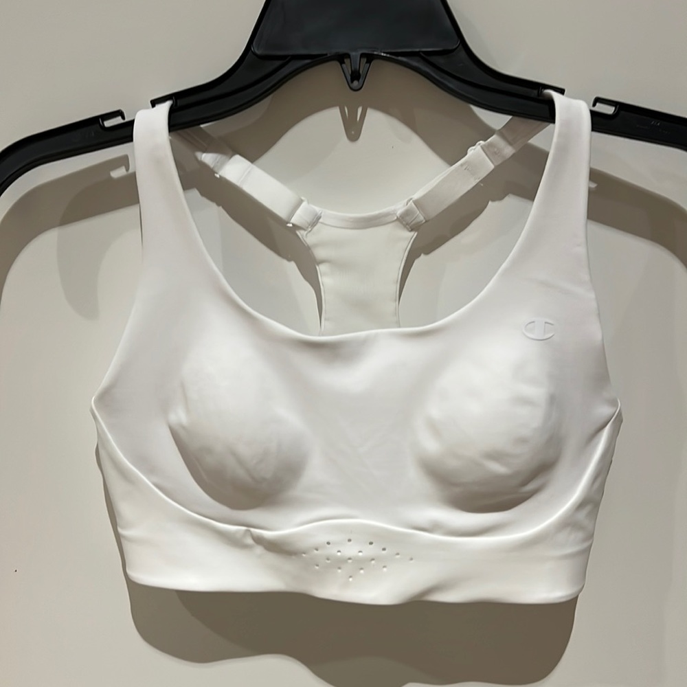 NWOT Champion Adjustable & Breathable Sports Athletic Work Out Bra Small White
